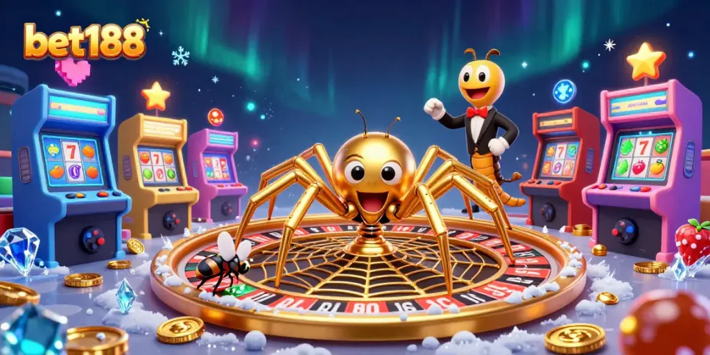 Experience thrilling bets at bet188 with a golden spider croupier and dynamic casino games.