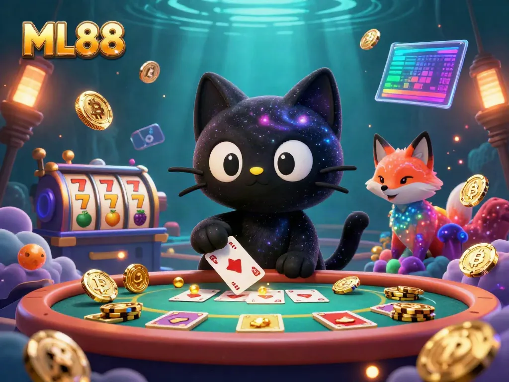 Engage in thrilling gameplay at ML88 with golden chips and vibrant underwater elements.