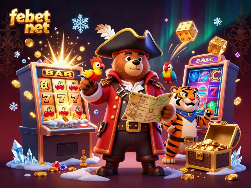 Experience thrilling action with febet net in a vibrant casino adventure featuring dynamic characters.