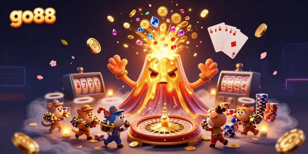 Engage with thrilling casino adventures at go88, where treasures erupt and game excitement unfolds.