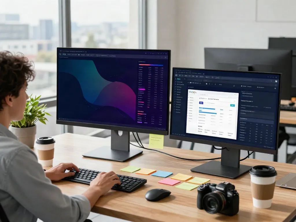 Instant indexing analytics dashboard in a modern marketing workspace.