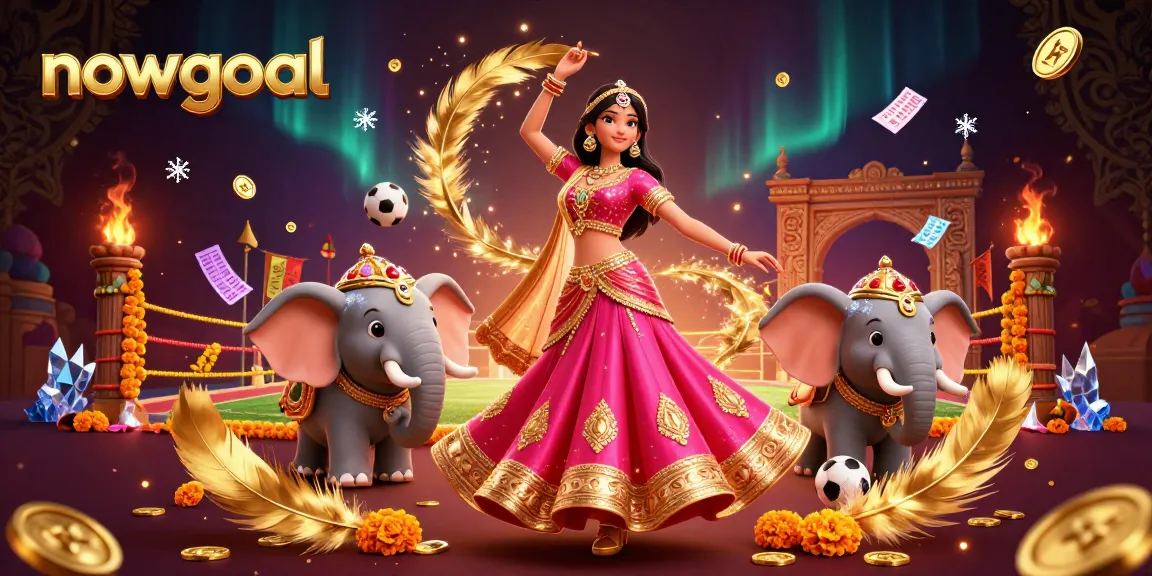 Bet on Nowgoal's live scores and betting insights with a vibrant illustration of a casino scene.