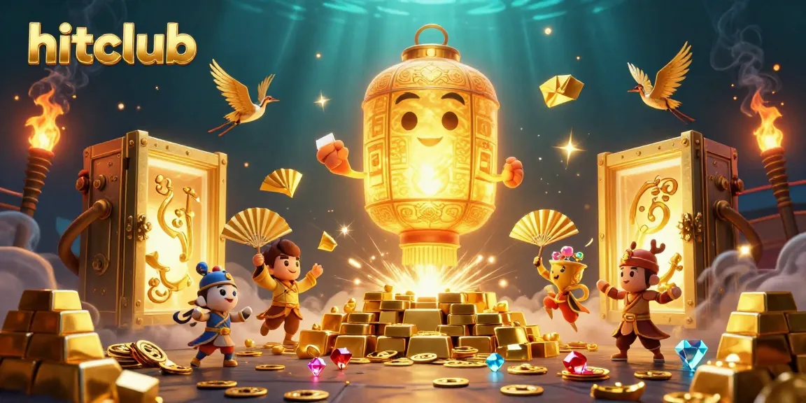 Experience the thrill of gaming at hitclub with vibrant characters and exciting casino elements.