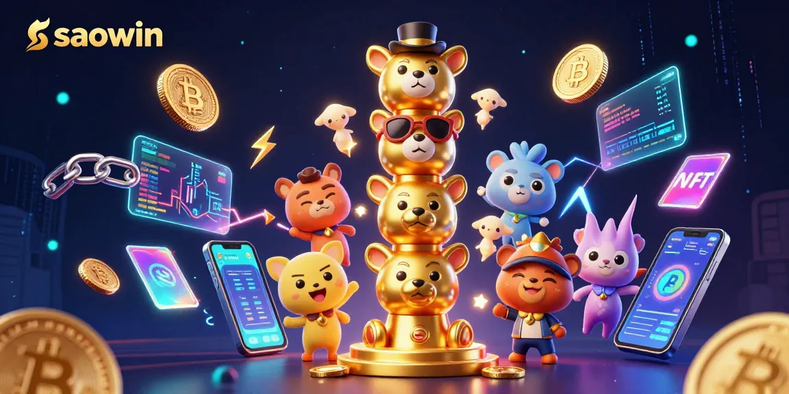 Experience the excitement of gaming at saowin with vibrant casino elements and energetic characters.