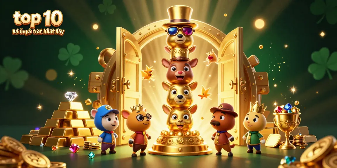 Experience the excitement of top 10 nhà cái uy tín nhất hiện nay with vibrant casino elements in a dynamic scene.