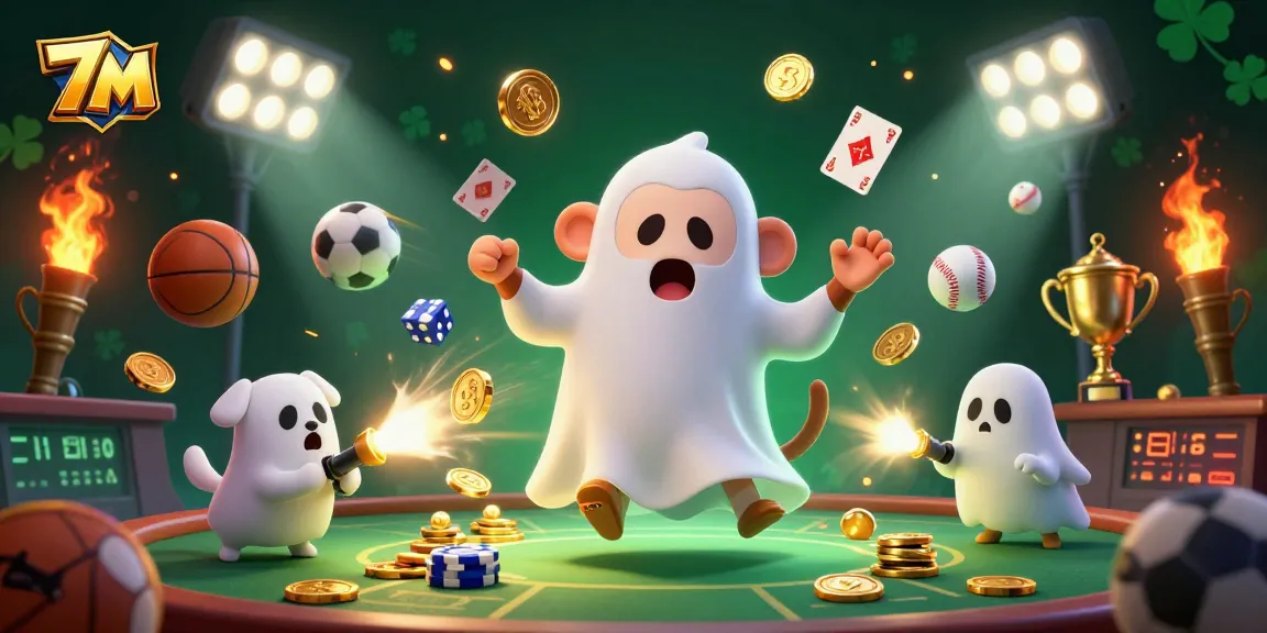 Experience the excitement of 7M sports betting with vibrant 3D characters and dynamic gaming elements.