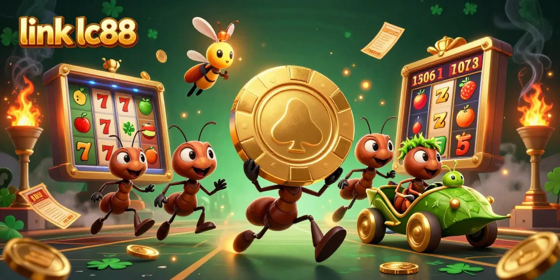Enjoy thrilling casino action with link lc88 as ants run off with a giant poker chip.