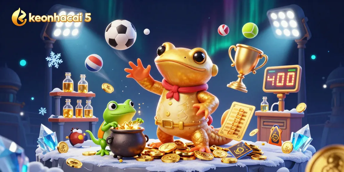 Betting on keonhacai 5 through dynamic sports elements and magical casino settings.