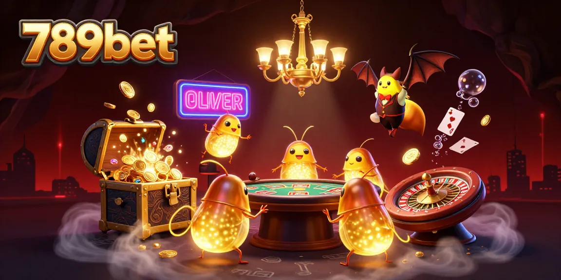 Play to win at 789bet with a vibrant 3D casino scene featuring unique characters and games.