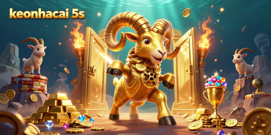 Experience keonhacai 5s with immersive gaming elements and a dynamic golden atmosphere.