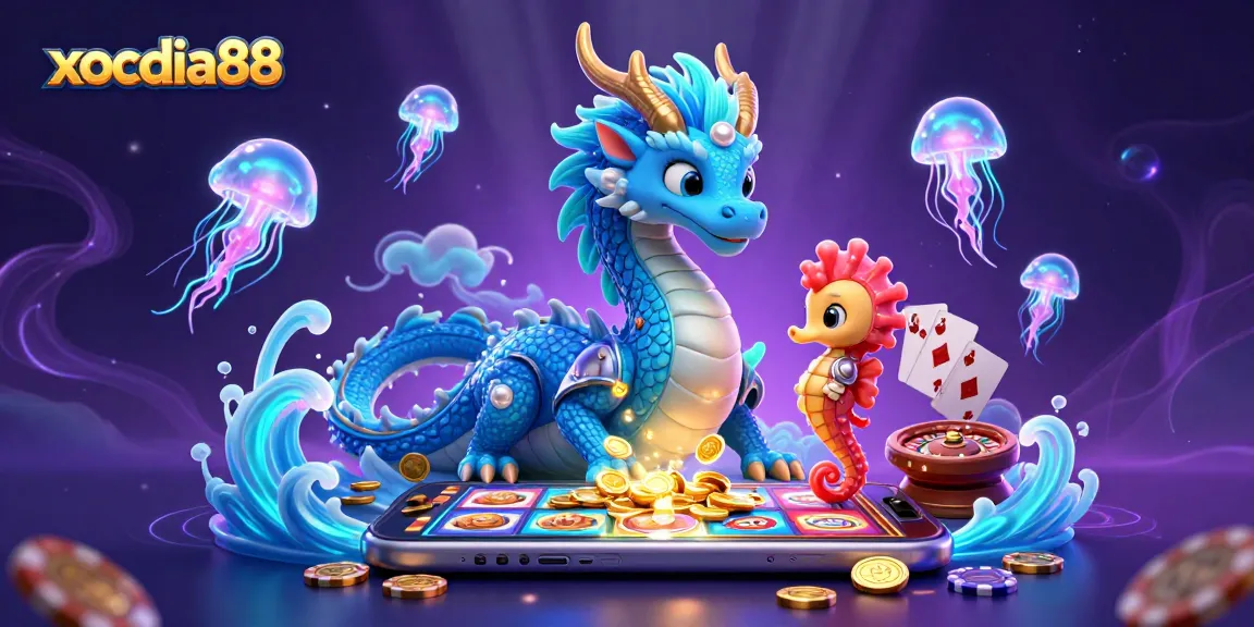 Experience excitement and rewards at xocdia88 with vibrant gaming elements and magical creatures.