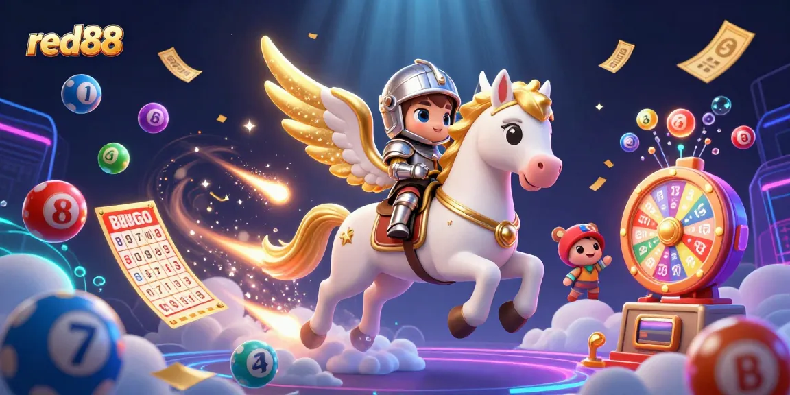 Win big with red88 by exploring vibrant lottery games in a dazzling 3D scene full of excitement.