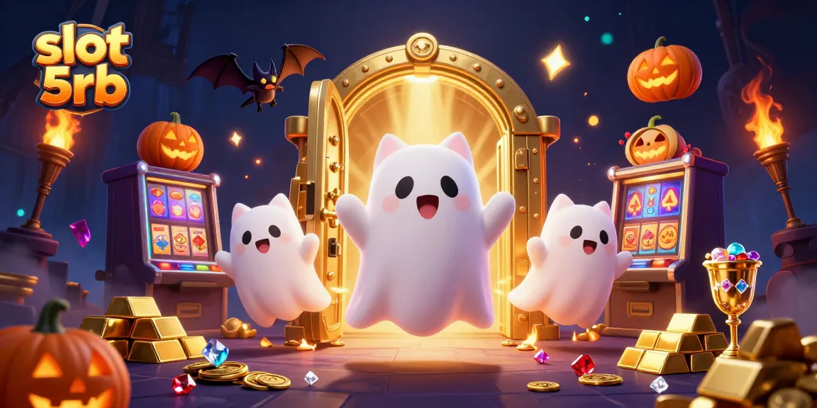 Experience thrilling gameplay with slot 5rb in this enchanted casino scene full of vibrant characters and treasures.